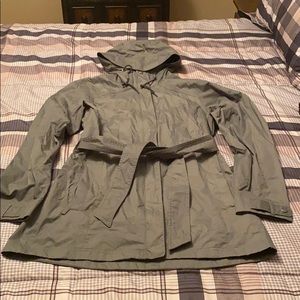 Columbia Rain Trench, Size Medium, Olive Green